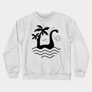 Loch Ness Monster Nessie Silhouette Crewneck Sweatshirt